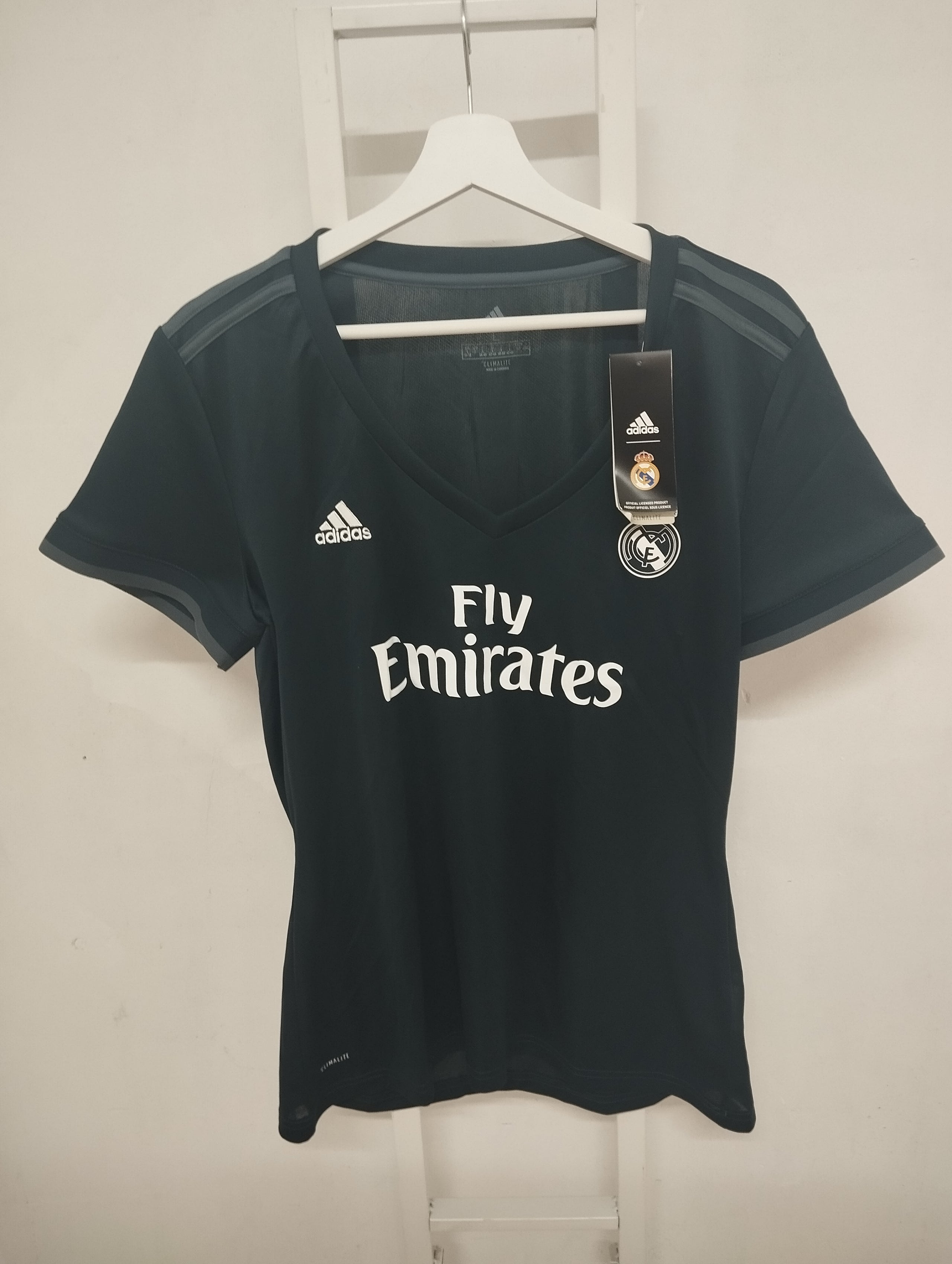 New Women's Real Madrid Shirt - Black, L
