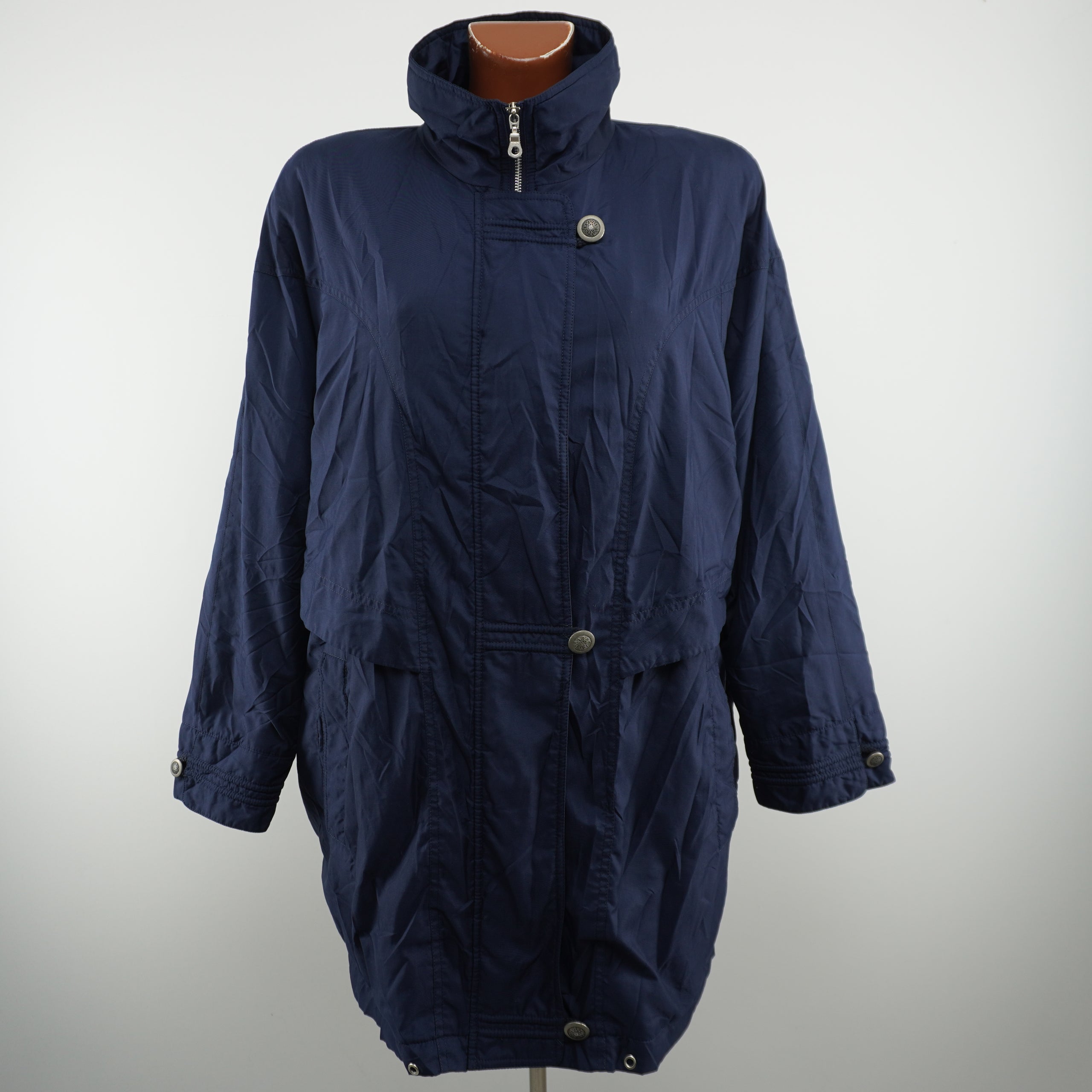 Pre-Owned Women's Ulla Popken Parka - Blue, XXXL