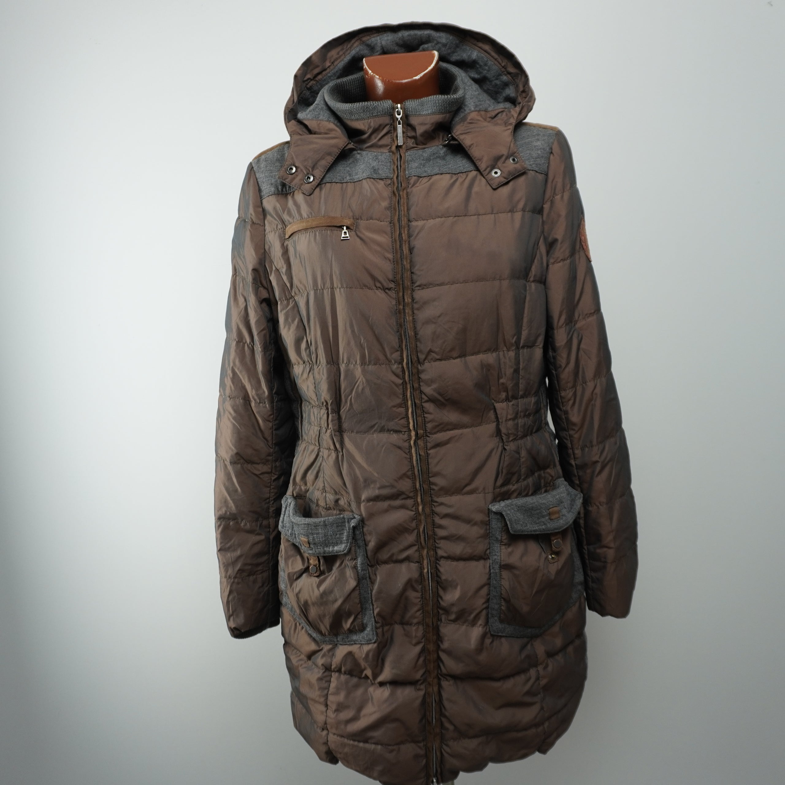 Pre-owned Women's Daniel Hechter Parka - Brown, XXL