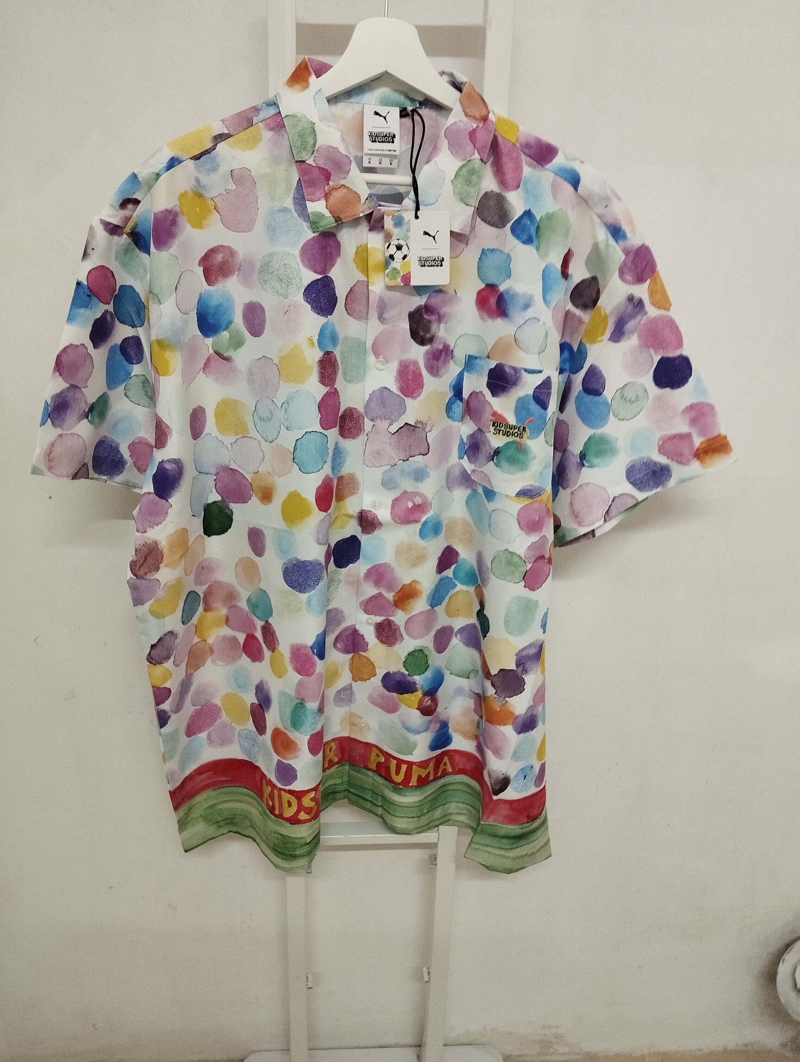 New Men's Puma Multicolor Shirt - XL