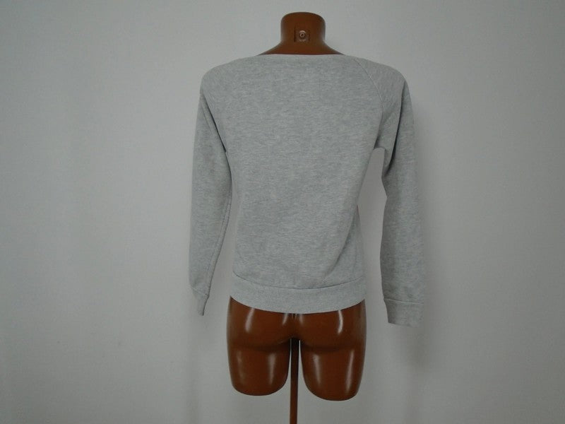 Sweat femme Miss America. Couleur : Gris. Taille : XS.