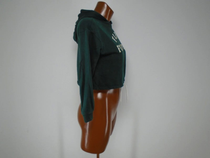 Women's Hoodie H&M. Color: Green. Size: XS.
