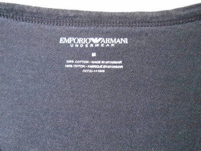 Maglietta da uomo Emporio Armani. Colore nero. Taglia: M. Condizione: Usato.(Condizioni molto buone). | 11920110