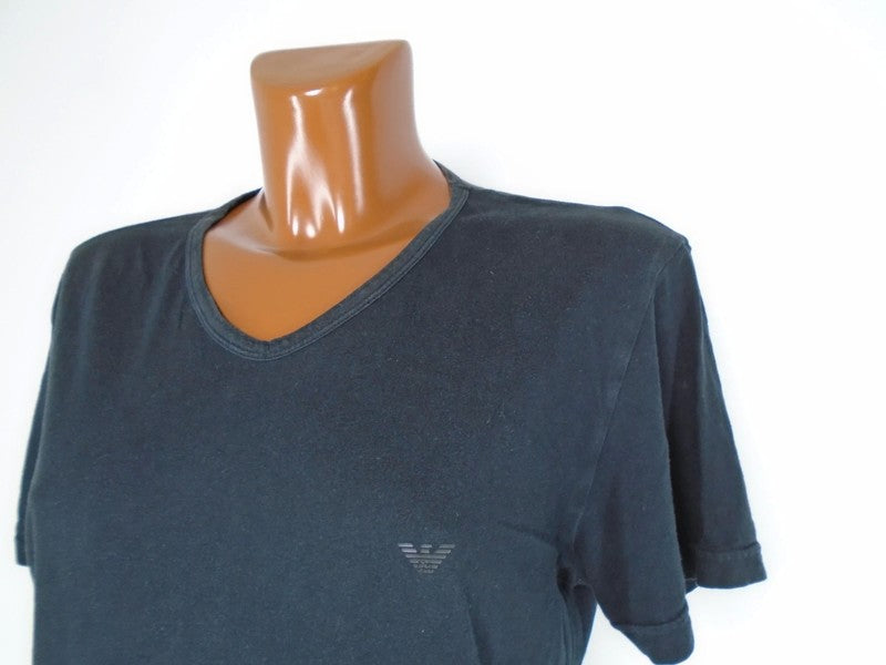 Men's T-Shirt Emporio Armani. Color: Black. Size: M. Condition: Used.(Very good condition). | 11920110