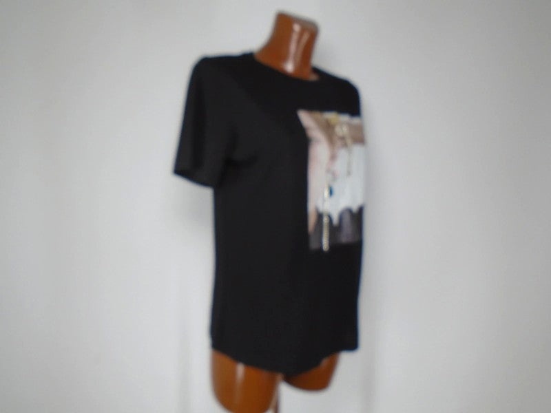 Frauen-T-Shirt MD. Farbe schwarz. Größe: S.