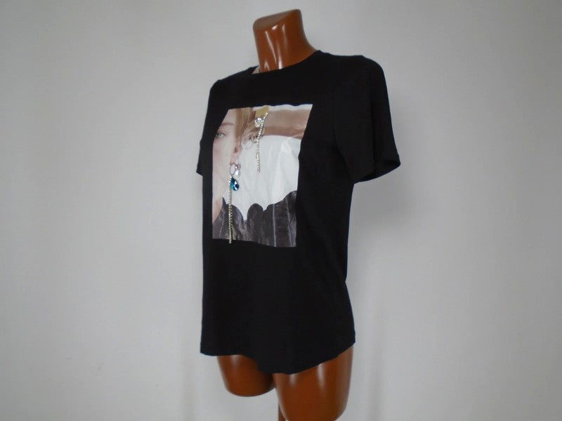 Frauen-T-Shirt MD. Farbe schwarz. Größe: S.