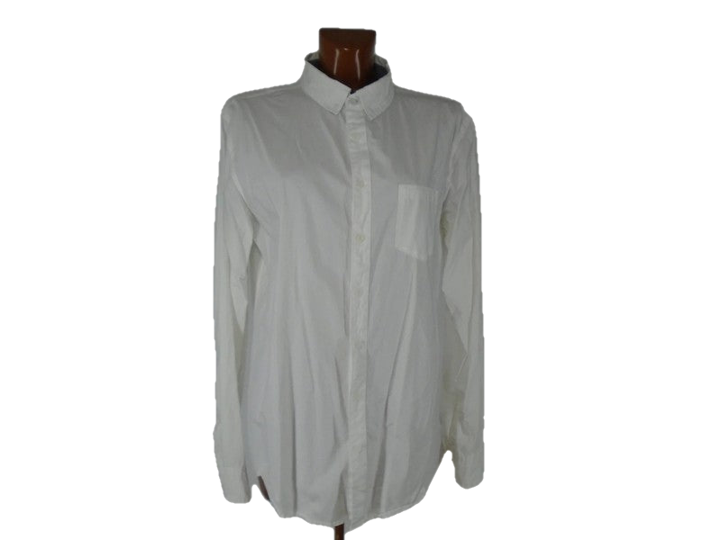 Men's Shirt Pull & Bear. Color: White. Size: XL. Condition: Used.(Very good condition)