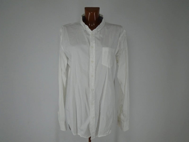 Men's Shirt Pull & Bear. Color: White. Size: XL. Condition: Used.(Very good condition)