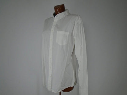 Herrenhemd Pull & Bear. Farbe weiß. Größe: XL. Zustand: Gebraucht. (Sehr guter Zustand). | 11722123