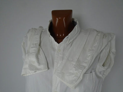 Camicia da uomo Pull & Bear. Colore bianco. Taglia: XL. Condizione: Usato (ottime condizioni). | 11722123