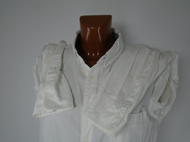 Men's Shirt Pull & Bear. Color: White. Size: XL. Condition: Used.(Very good condition)