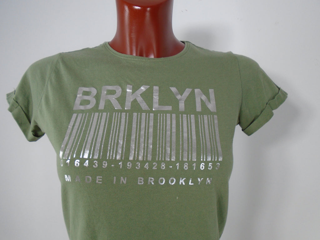 Women's T-Shirt Primark. Khaki. XS. Used. Very good condition