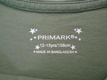 T-shirt femme Primark. Kaki. XS. Utilisé. Très bonne condition