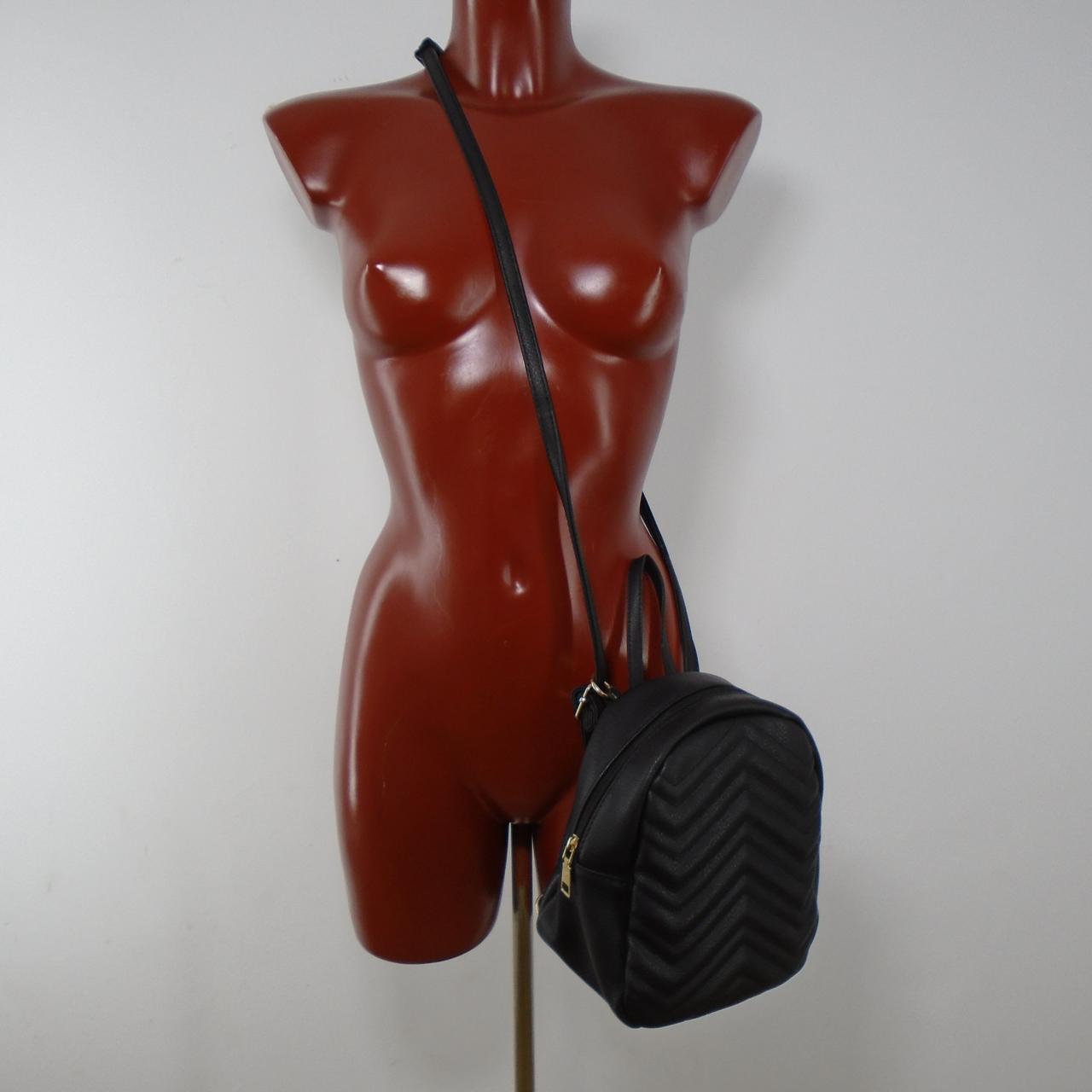 Women's Backpack Italy Moda. Black. S. Used. Good