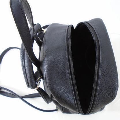 Women's Backpack Italy Moda. Black. S. Used. Good