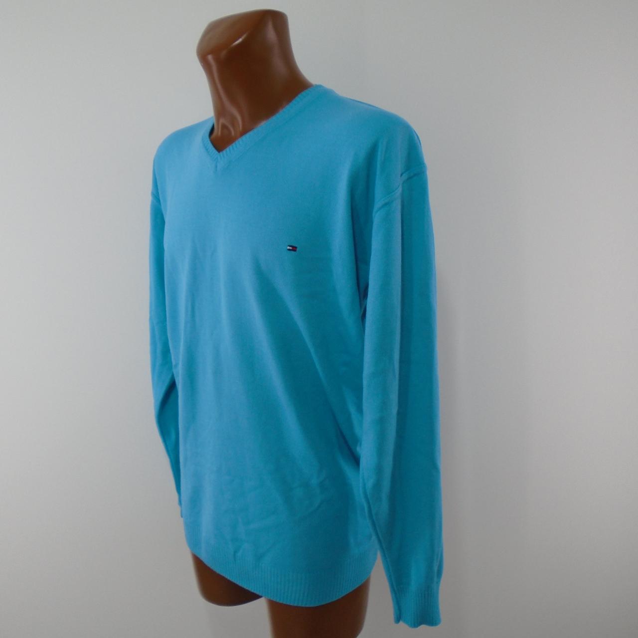 Men's Sweater Tommy Hilfiger. Blue. XXL. Used. Good