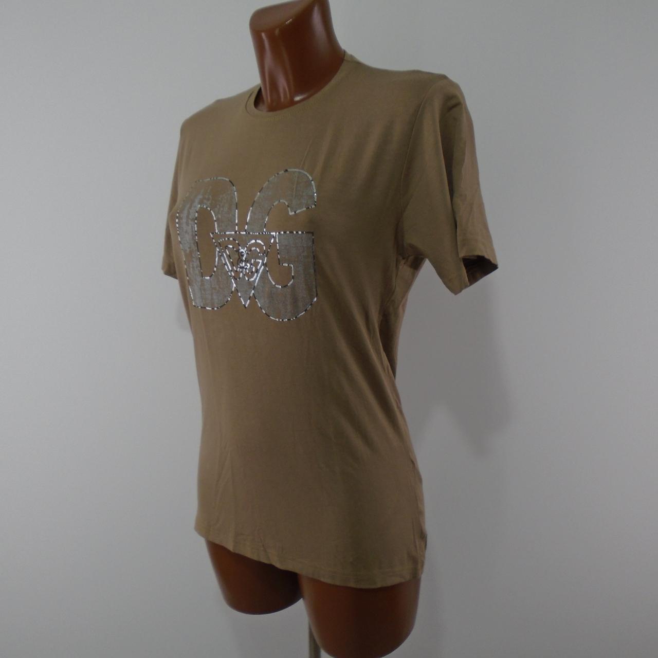 Women's T-Shirt Dolce & Gabbana. Brown. L. Used. Good