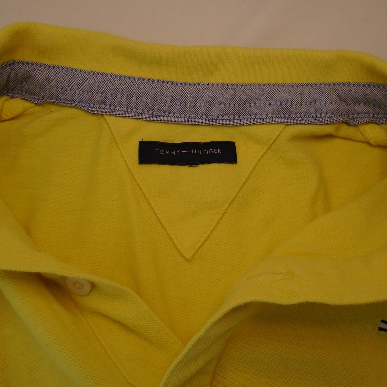 Damen-Poloshirt von Tommy Hilfiger. Gelb. M. Gebraucht. Gut