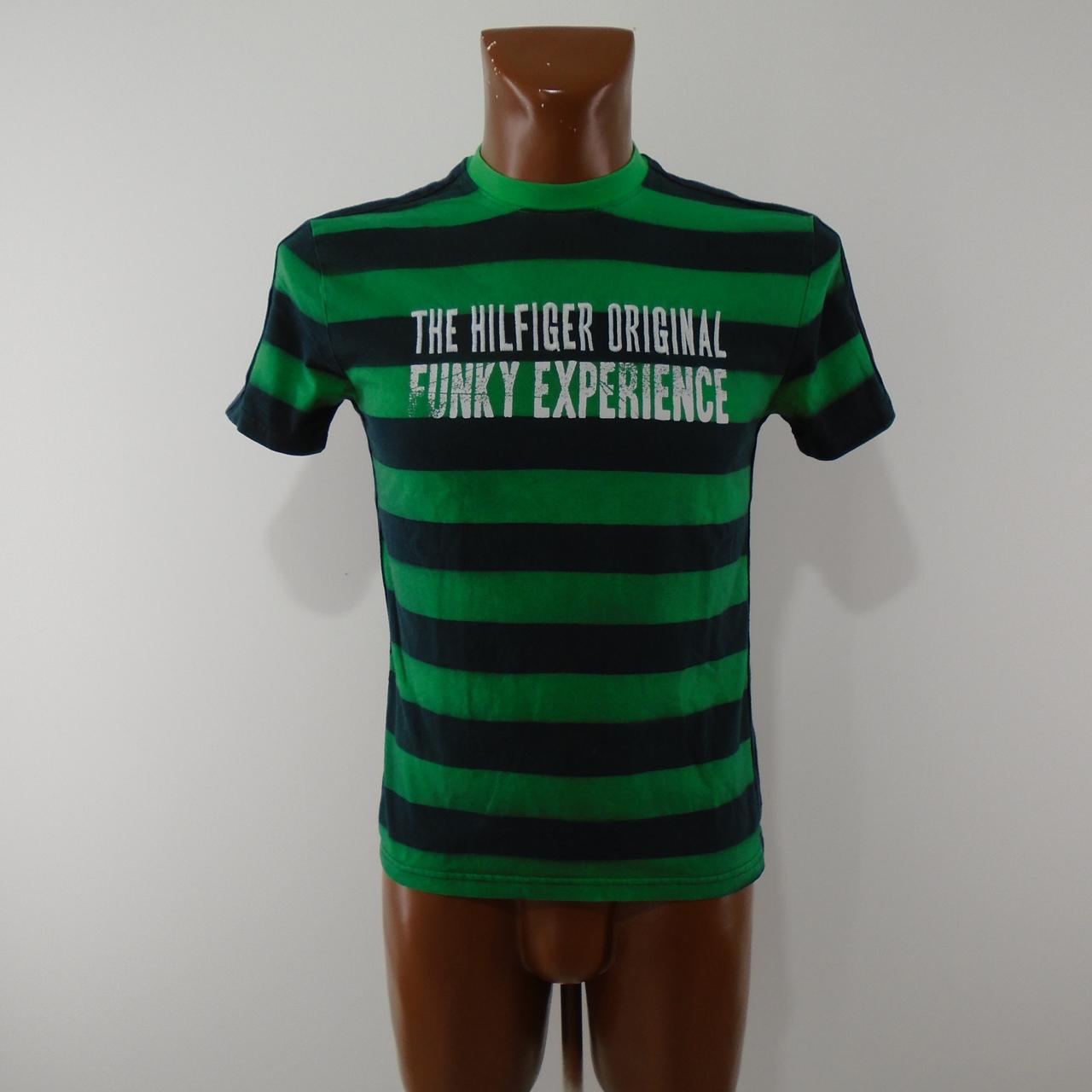 Men's T-Shirt Tommy Hilfiger. Green. XS. Used. Good