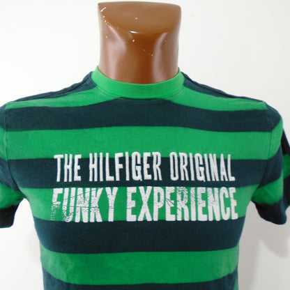 Camiseta de hombre Tommy Hilfiger. Verde. XS. Usado. Bien