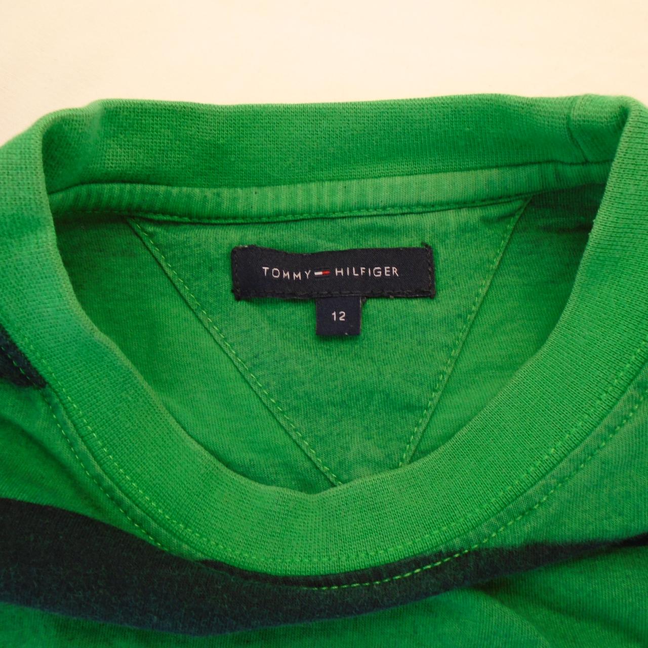 Men's T-Shirt Tommy Hilfiger. Green. XS. Used. Good