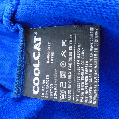 Sudadera con capucha de mujer CoolCat. Azul oscuro. S. Usado. Bien