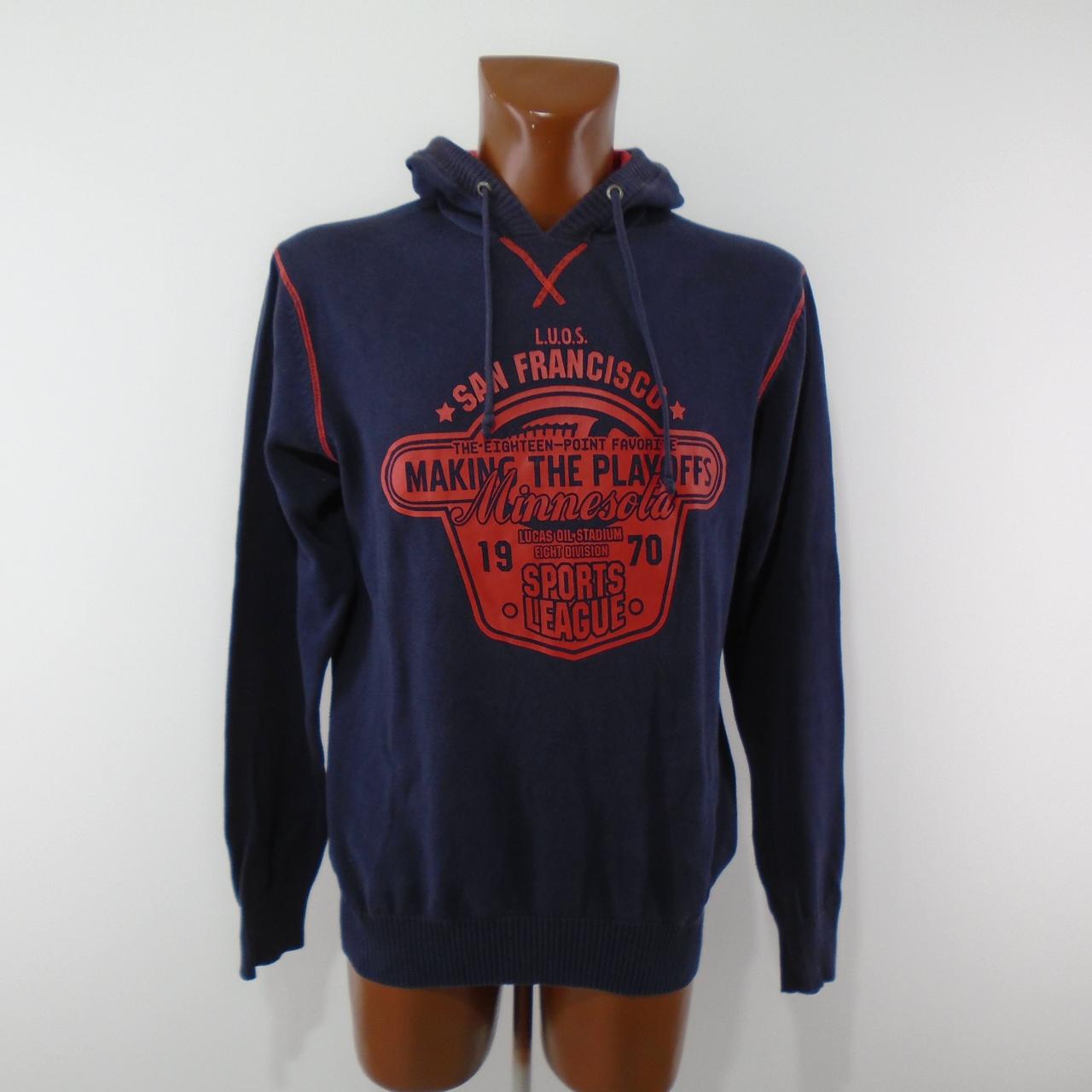 Men's Sweater Angelo Litrico. Dark blue. L. Used. Good