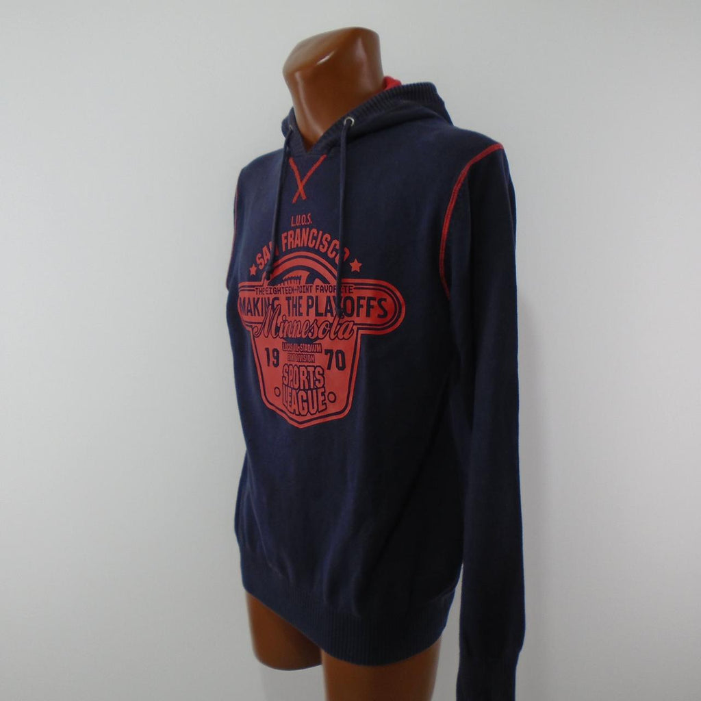 Men's Sweater Angelo Litrico. Dark blue. L. Used. Good