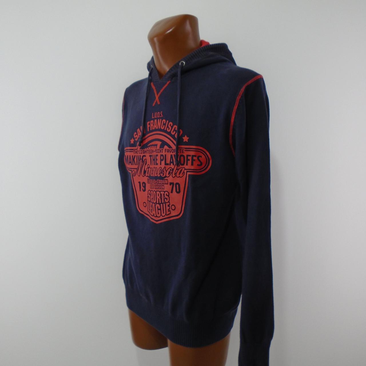 Men's Sweater Angelo Litrico. Dark blue. L. Used. Good