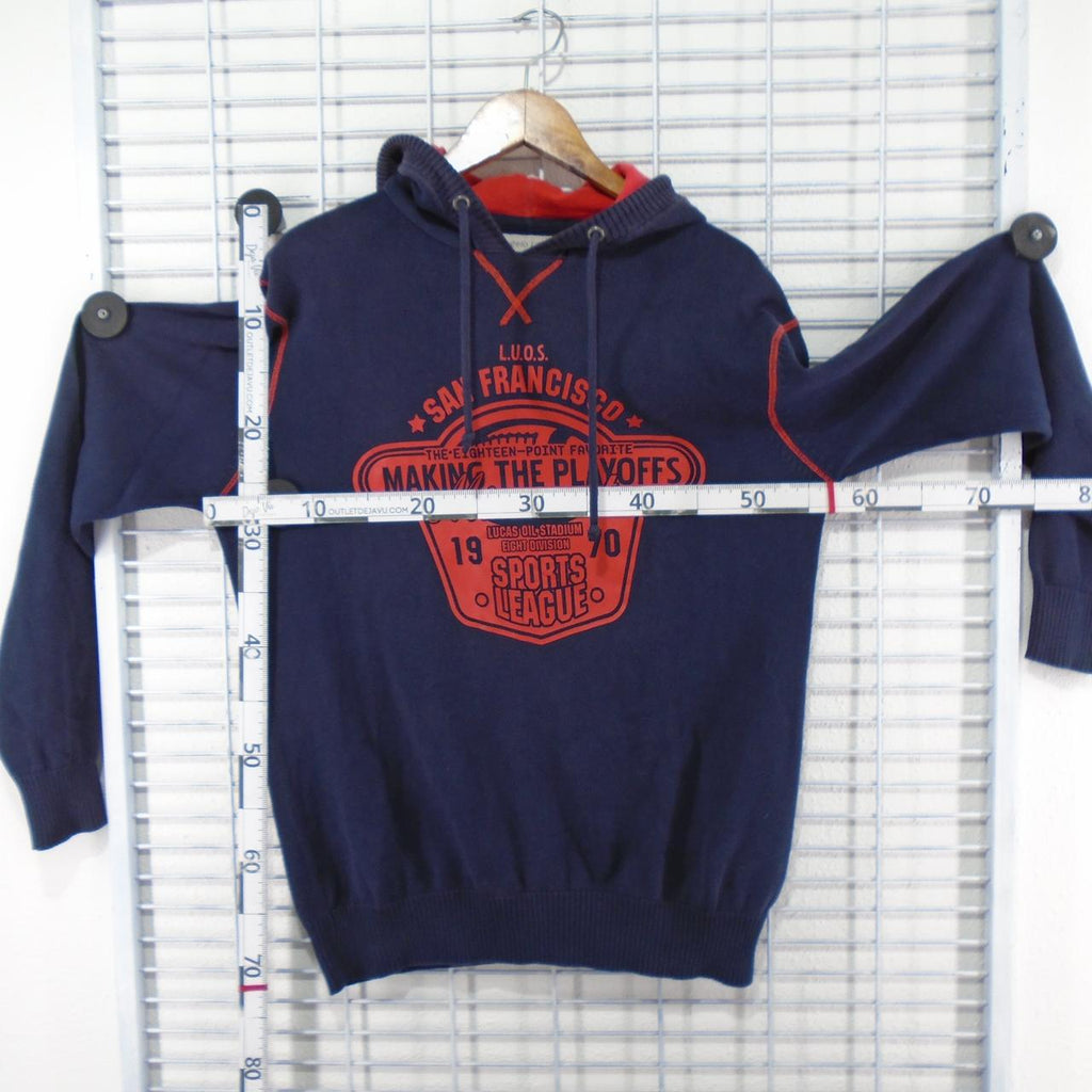 Men's Sweater Angelo Litrico. Dark blue. L. Used. Good