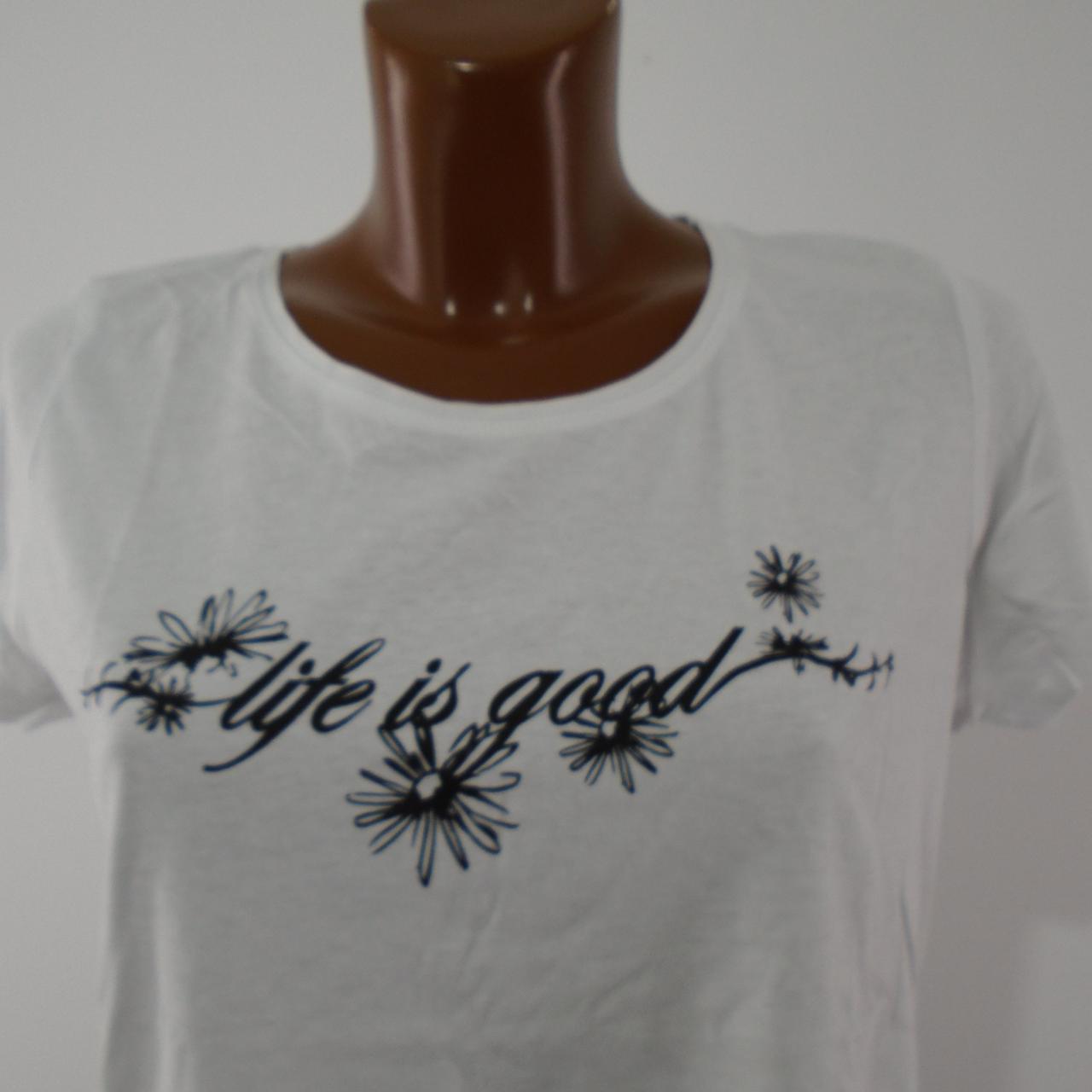 Camiseta Mujer Esmara. Blanco. L.Usado. Bien Outlet Deja Vu