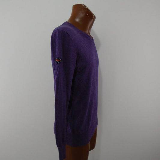 Men's Sweater Superdry. Violet. S. Used. Good