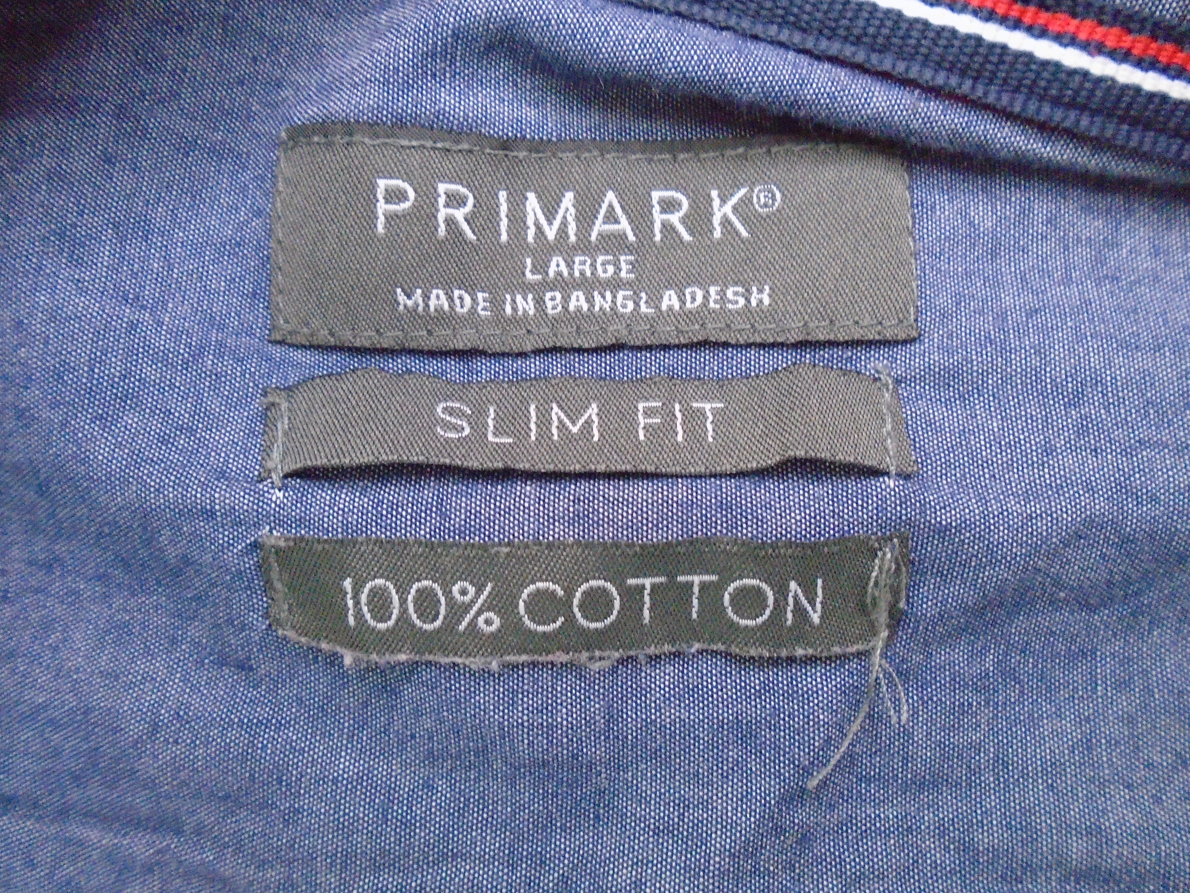 Men's Shirt Primark. Color: Bordeaux. Size: L. Condition: Used.(Very good condition).