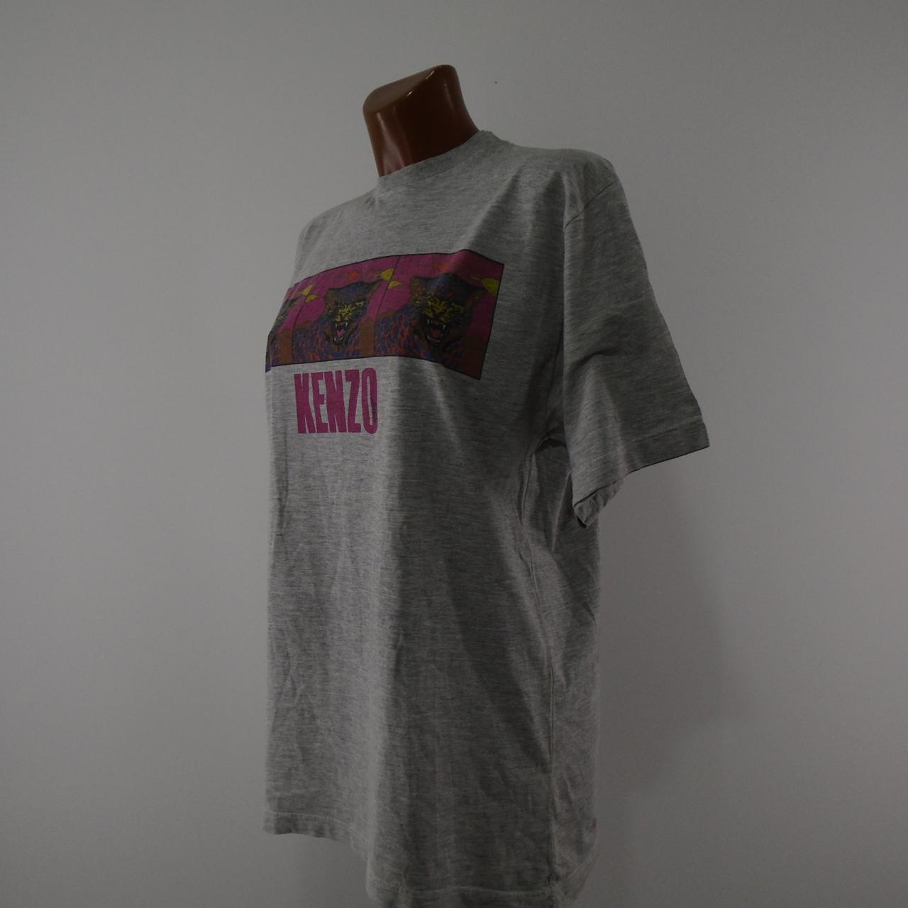 Women's T-Shirt Kenzo. Grey. XXL. Used. Good