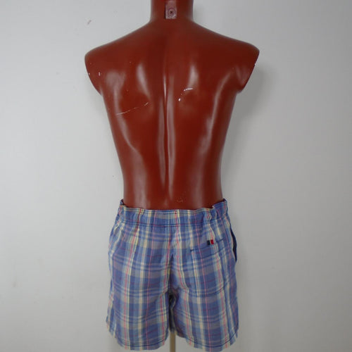 Tommy Hilfiger bermudas hombre azul oscuro talla M detalle costura