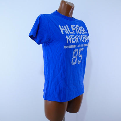Women's T-Shirt Tommy Hilfiger. Dark blue. S. Used. Very good