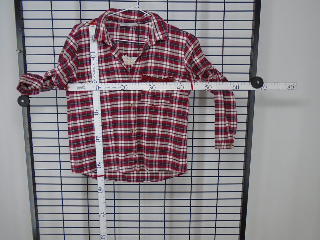 Women's Shirt Zara. Colour: Bordeaux. Size: S.