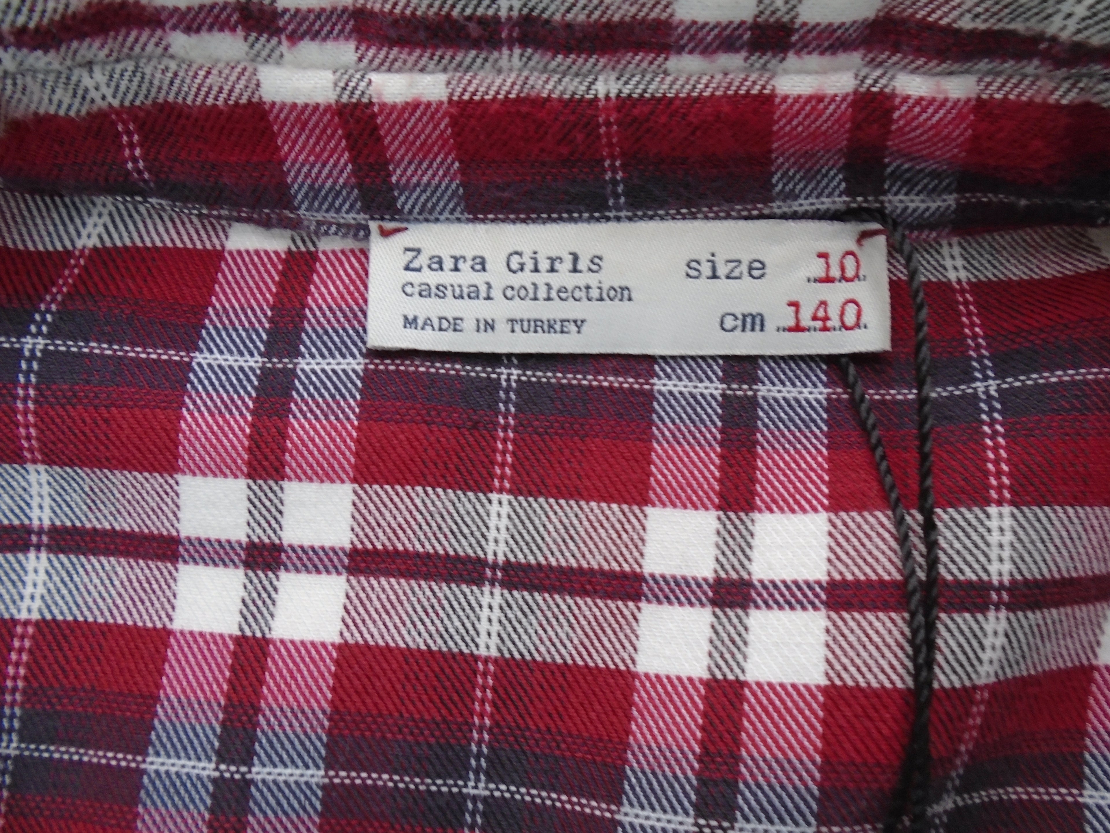 Women's Shirt Zara. Colour: Bordeaux. Size: S.