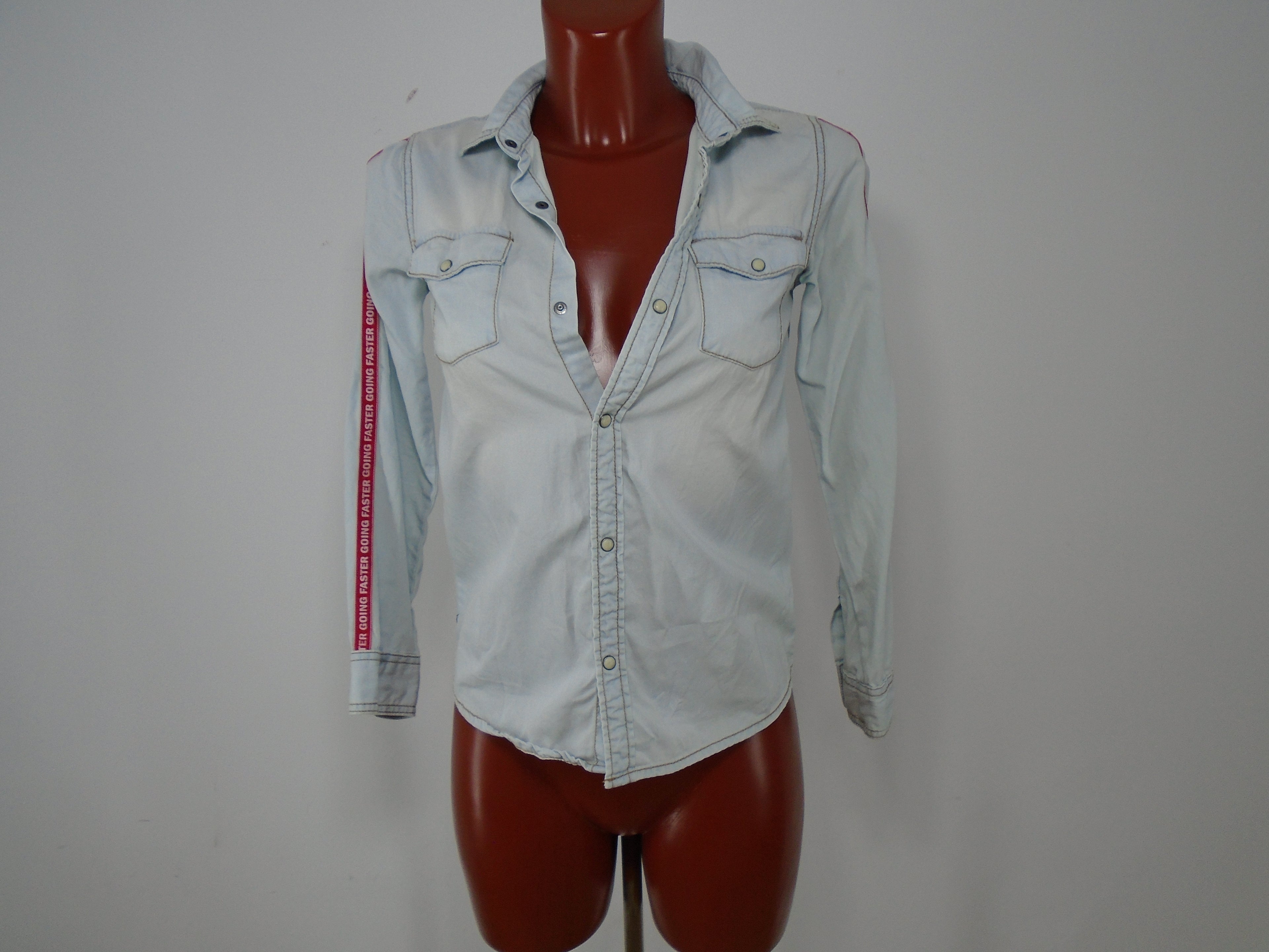 Women's Shirt Tex. Color: Blue. Size: S.