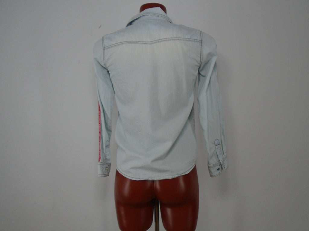 Women's Shirt Tex. Color: Blue. Size: S.