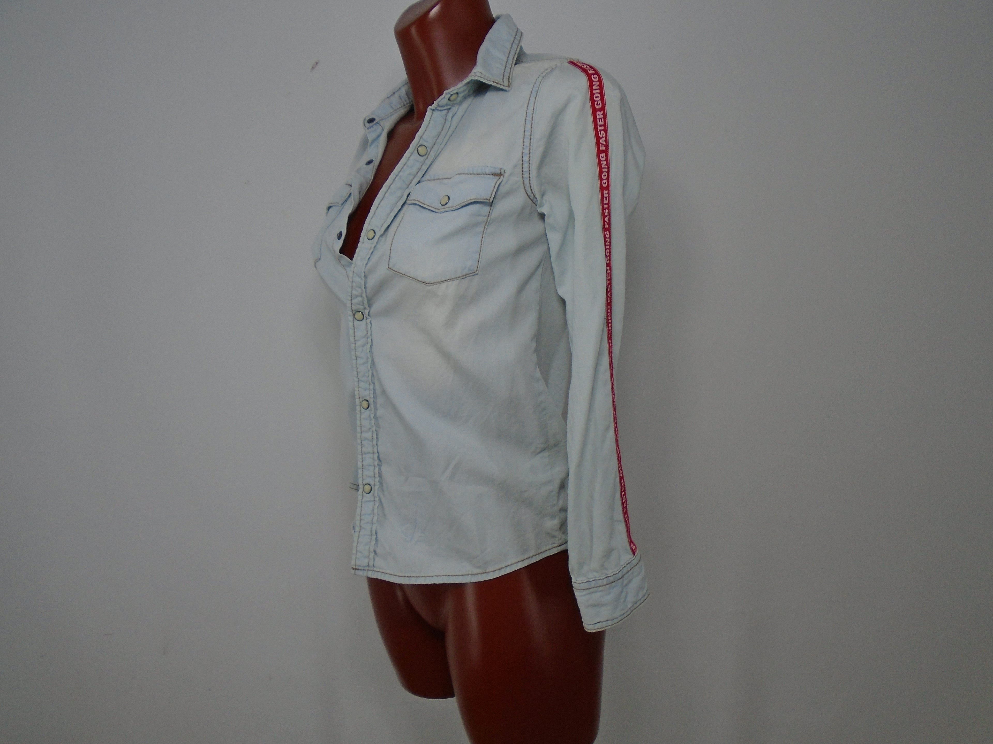 Women's Shirt Tex. Color: Blue. Size: S.