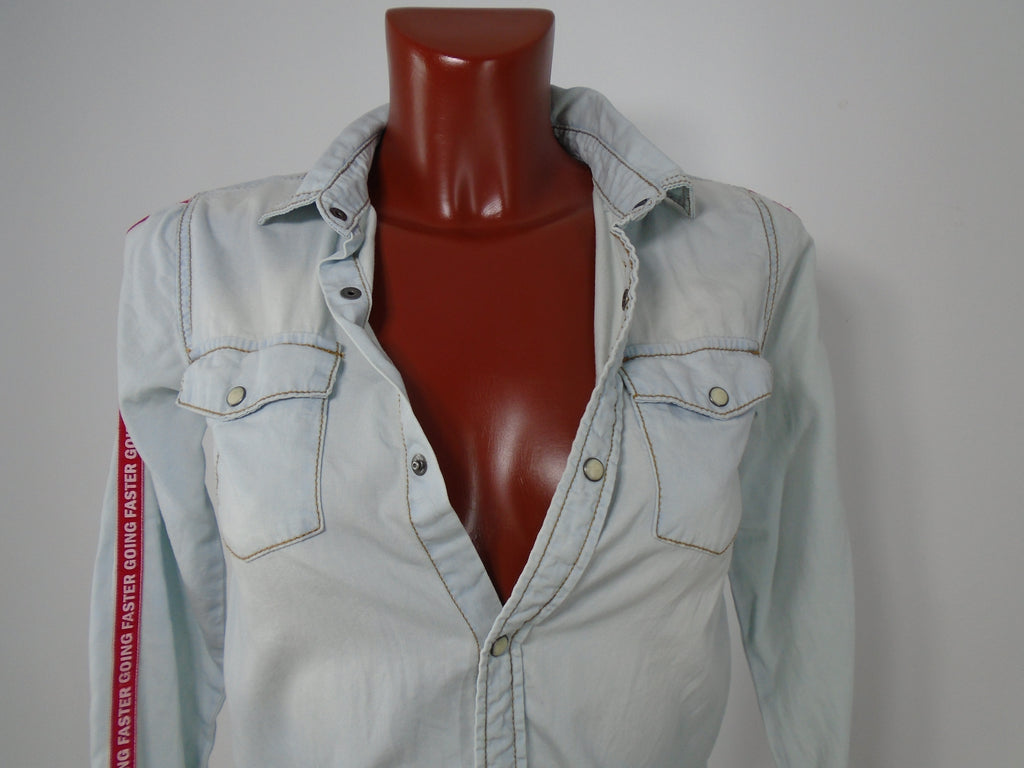 Women's Shirt Tex. Color: Blue. Size: S.