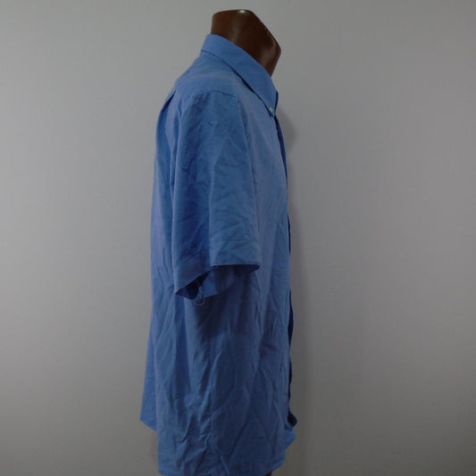 Men's Shirt Lacoste. Blue. XXL. Used. Good