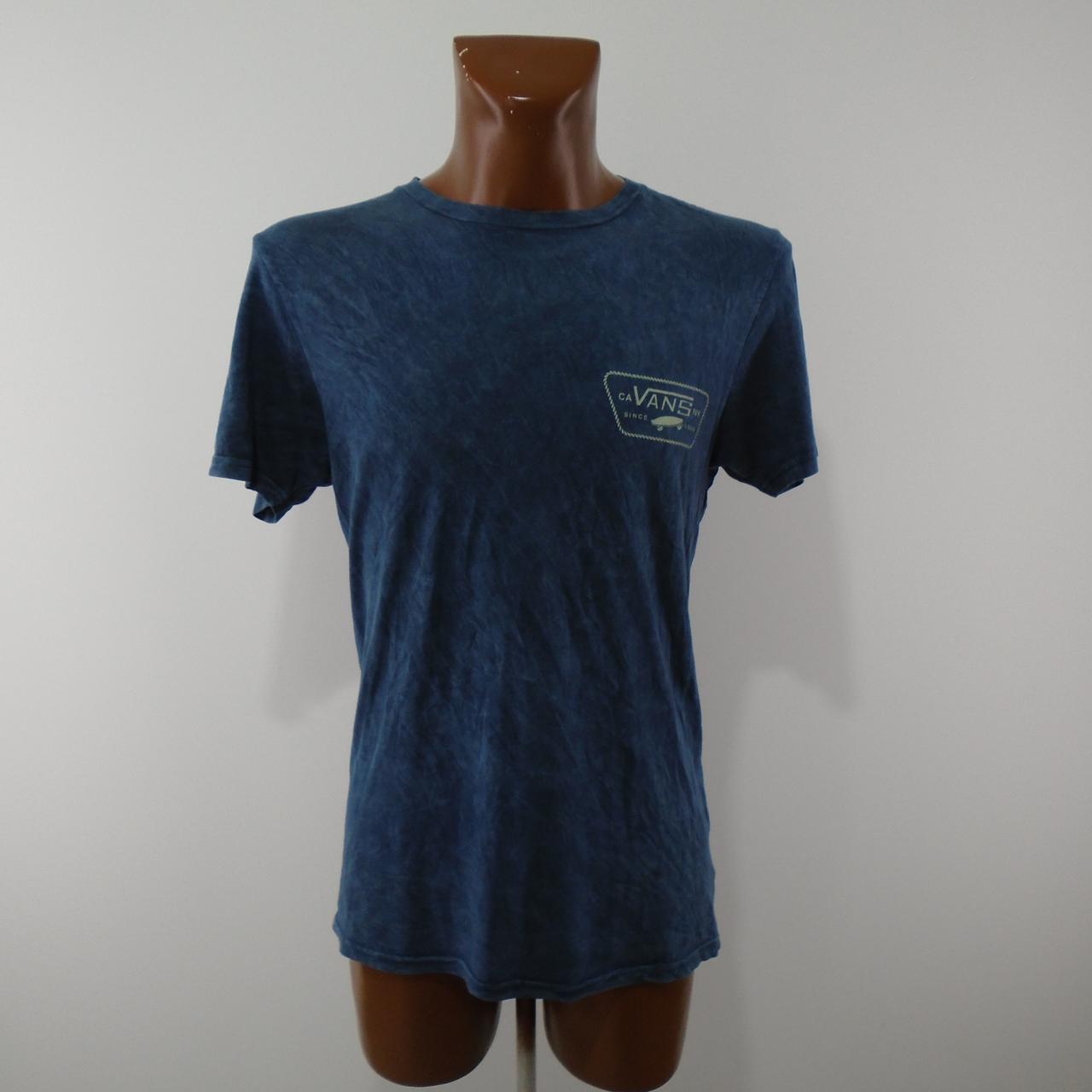 Men's T-Shirt Vans. Dark blue. S. Used. Good