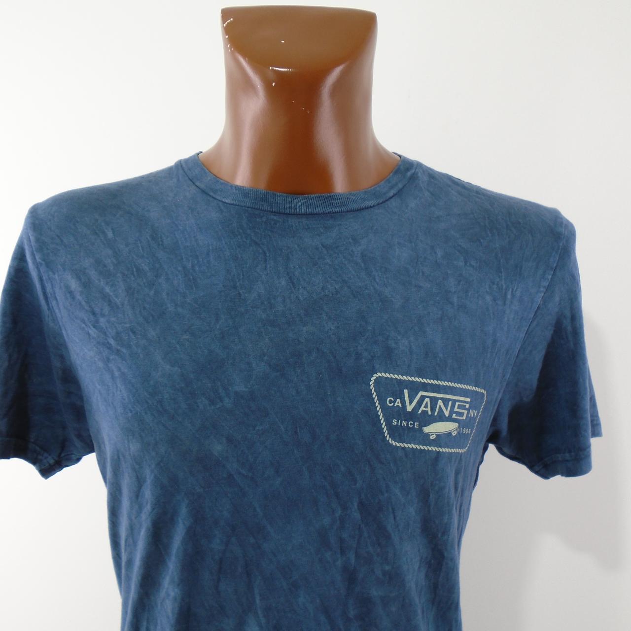 Men's T-Shirt Vans. Dark blue. S. Used. Good