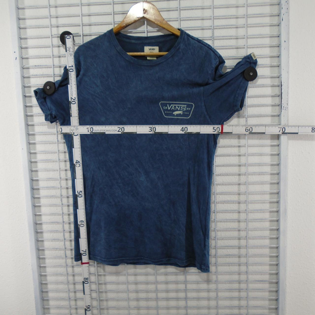 Men's T-Shirt Vans. Dark blue. S. Used. Good