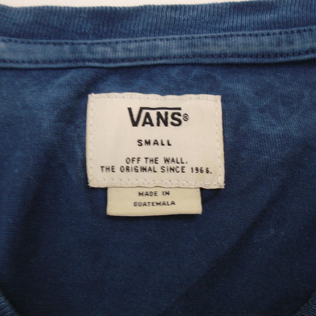 Men's T-Shirt Vans. Dark blue. S. Used. Good