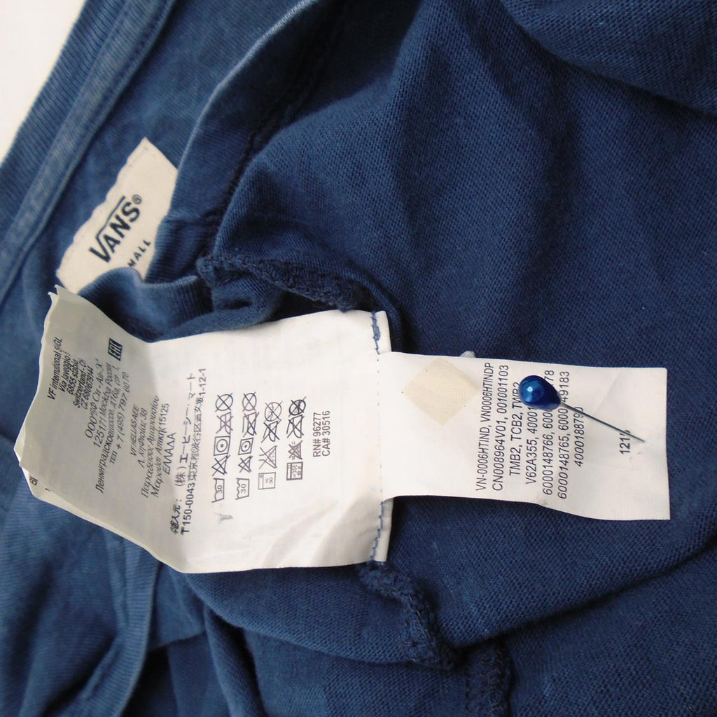 Men's T-Shirt Vans. Dark blue. S. Used. Good