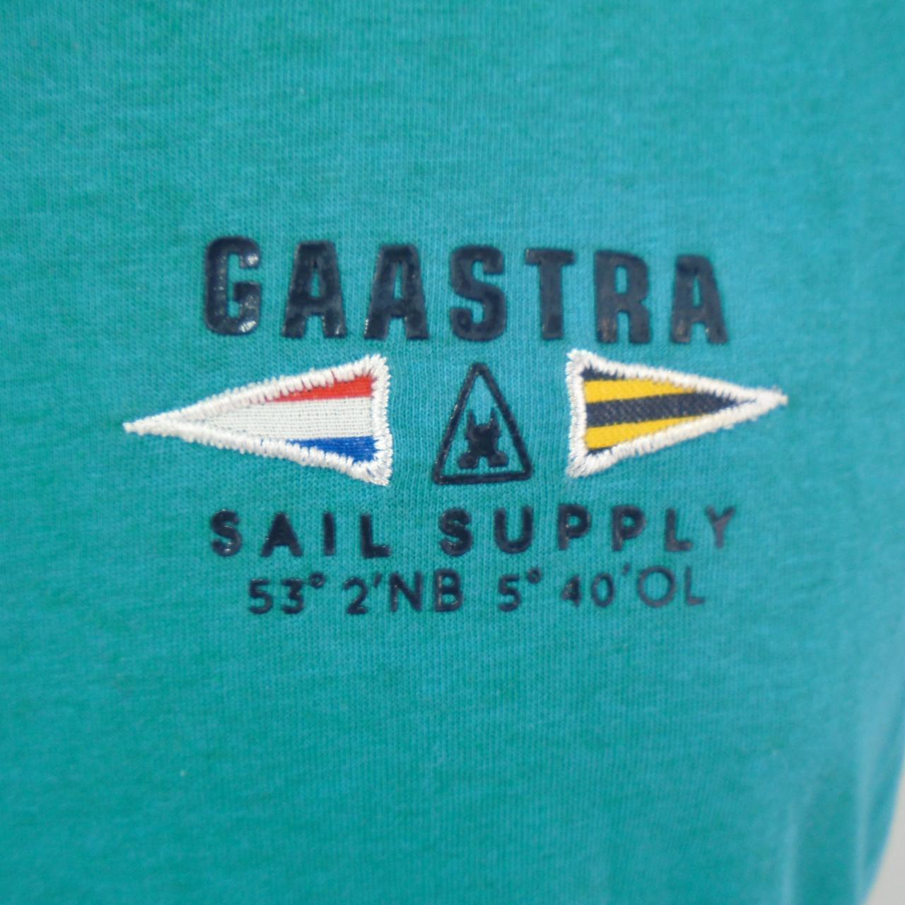 Maglietta da uomo Gaastra.  Verde.  L. Usato.  Bene