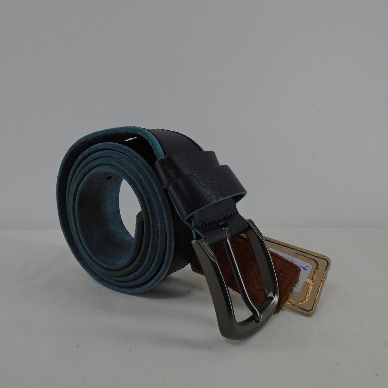 Cinturón de hombre DNKA. Azul oscuro. SG. Nuevo con las etiquetas